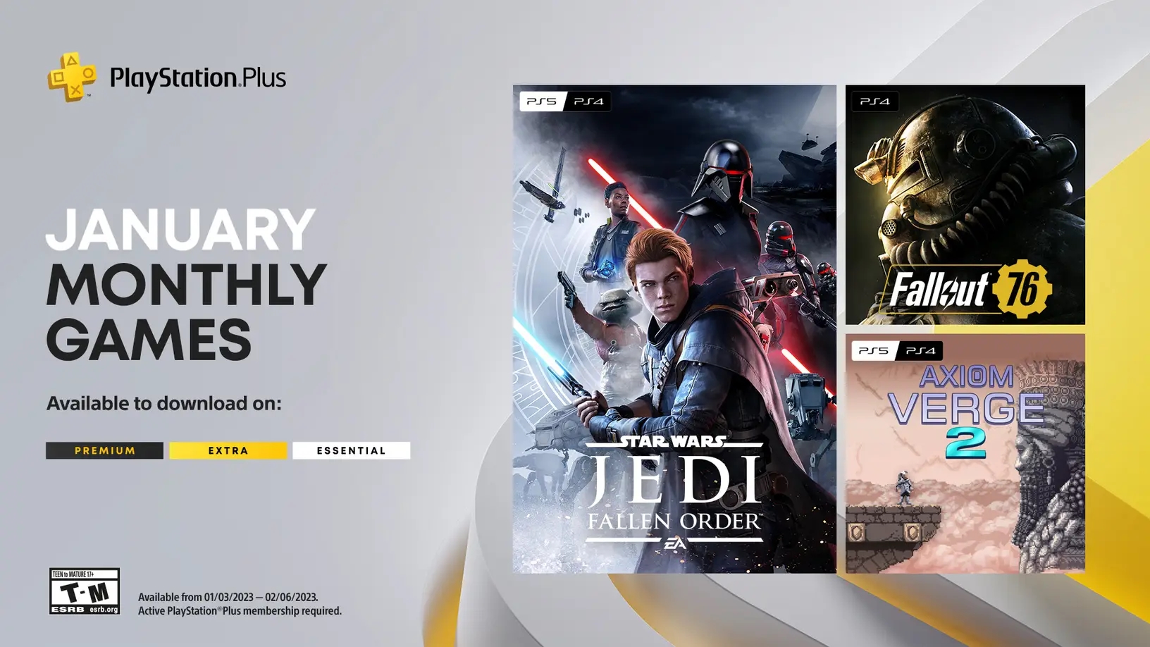 PS Plus、フリープレイに「Star Wars Jedi: Fallen Order」登場！ 2023年1月海外向けタイトルが公開 - GAME
