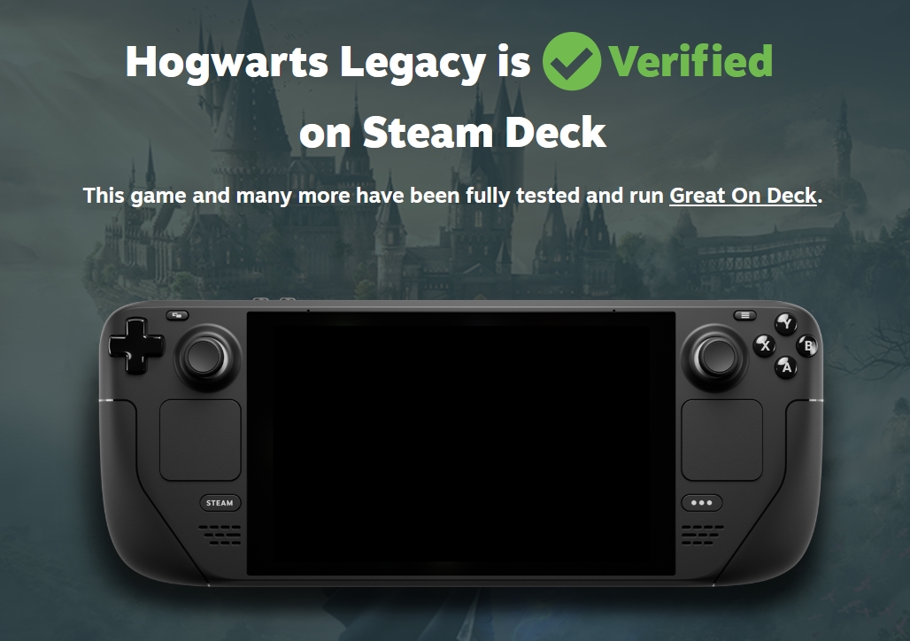 外出先でも「ホグワーツ」の生徒に！ Steam Deckが「ホグワーツ