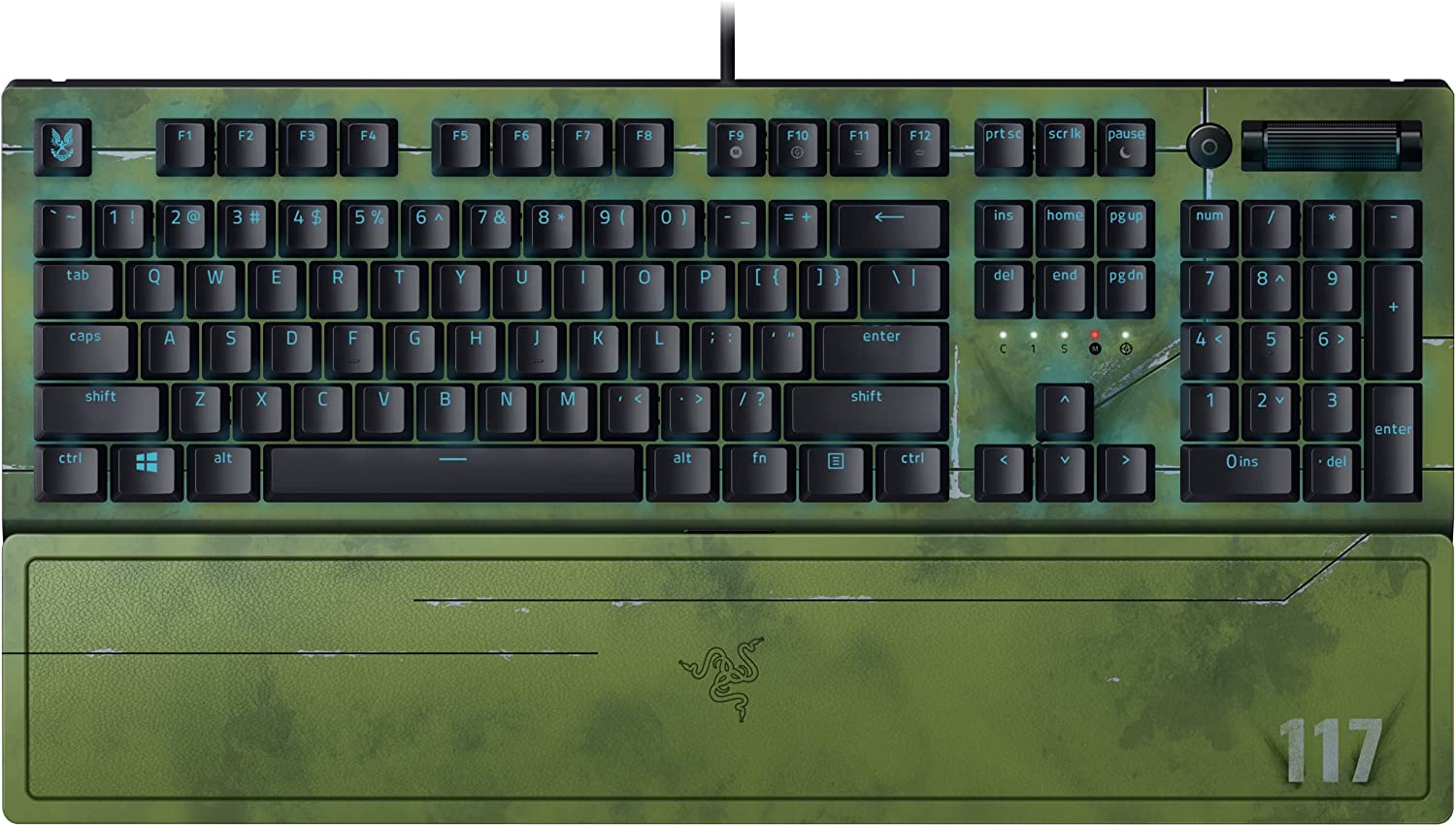 Razerのゲーミングキーボード「BlackWidow V3 HALO Infinite Edition