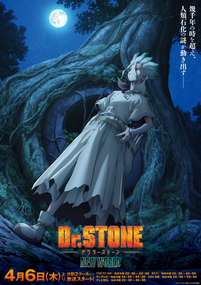 人類未踏の新世界へ――TVアニメ「Dr.STONE NEW WORLD」が本日4月6日より