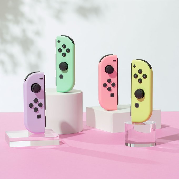 Nintendo Switch、「Joy-Con」に淡い色合いの“パステルカラー”が登場 ...