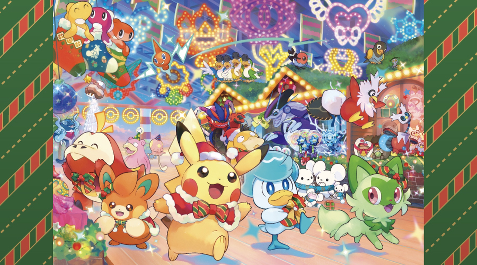 d*2様 レア ポケモンセンター クリスマスマーケット プチタオルリース 新品未 d*2様 レア ポケモンセンター クリスマスマーケット プチタオルリース
