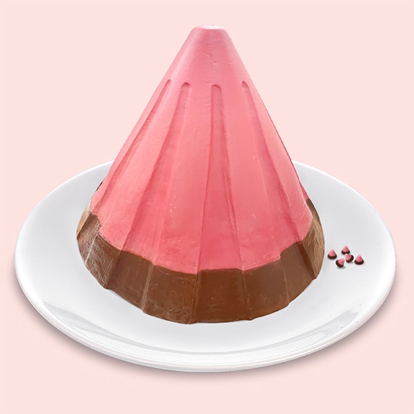 バレンタインに特大のアポロを。明治、「超巨大アポロ」レシピが公開 