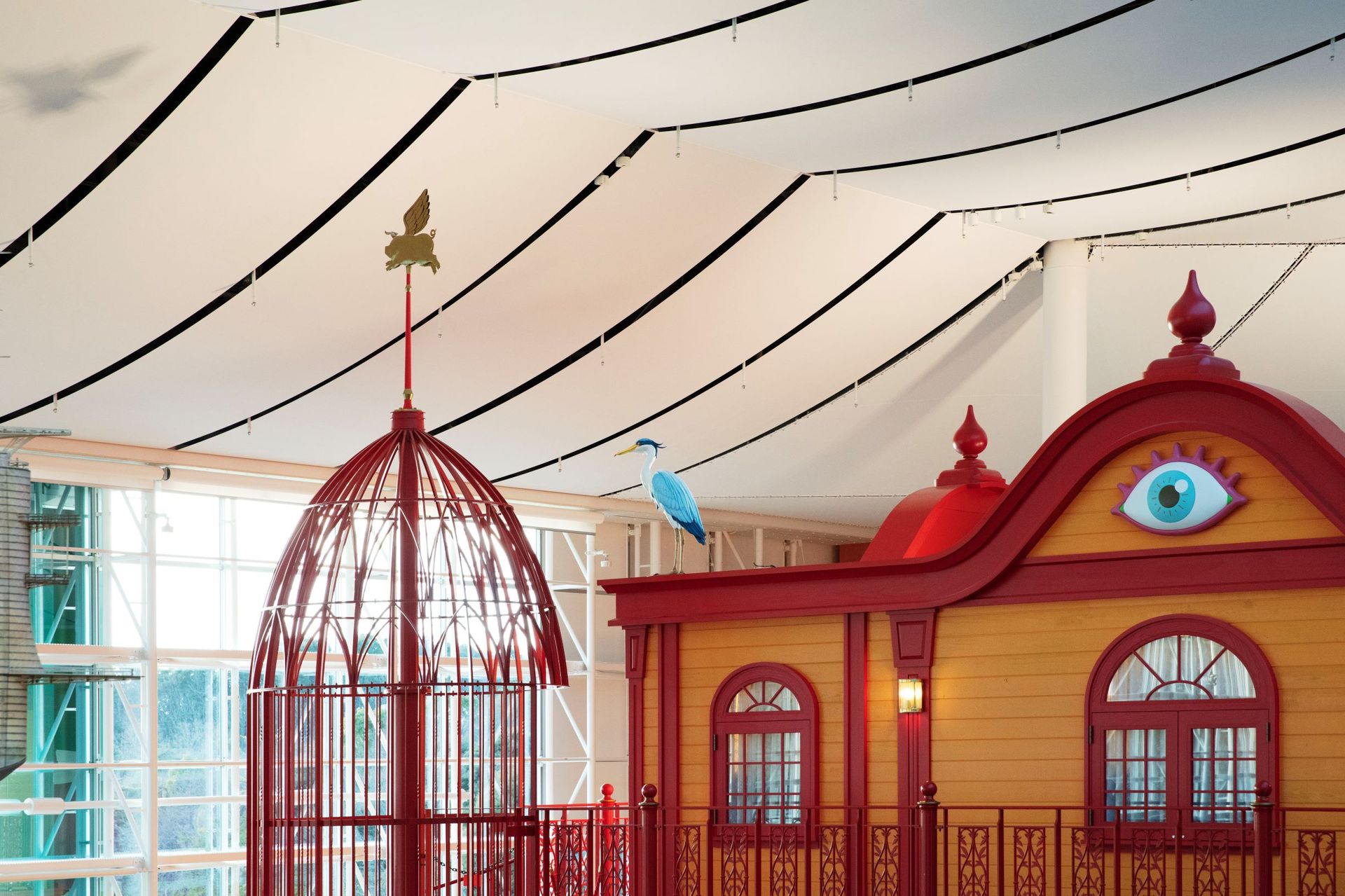 新春特価]ジブリパーク限定 大倉庫 千と千尋 油屋 建物シリーズ エ*リ