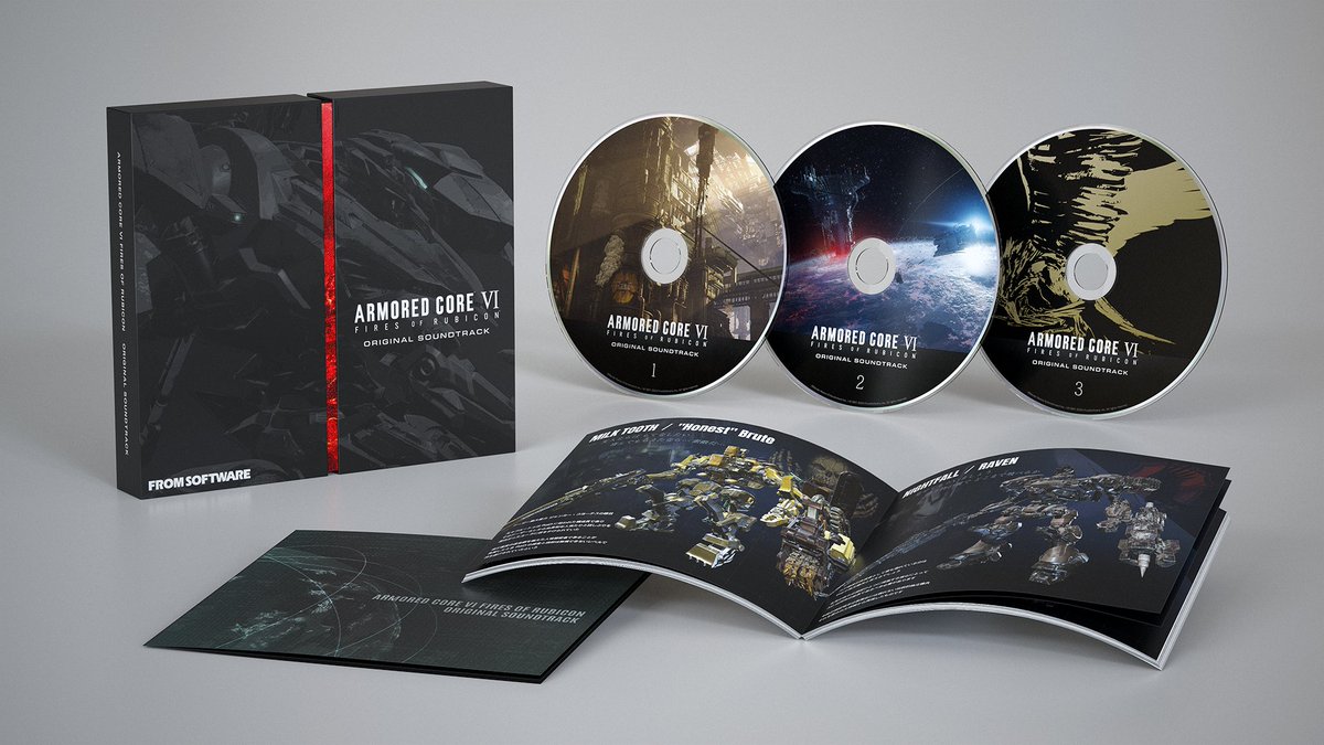 アーマード・コア6」オリジナルサントラCDが初回生産限定商品として本日発売！ - GAME Watch