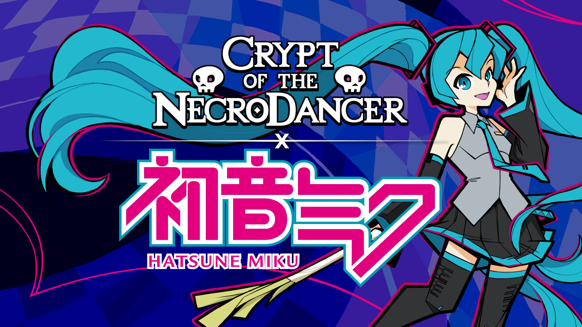 ローグライクリズムゲーム「Crypt of the NecroDancer」のDLCに初音ミクが登場。4月5日より配信スタート GAME Watch