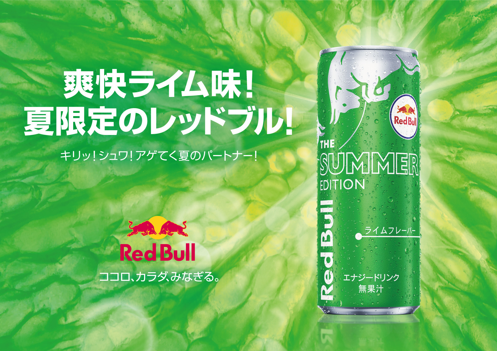 ライムフレーバーの「レッドブル・エナジードリンク サマー