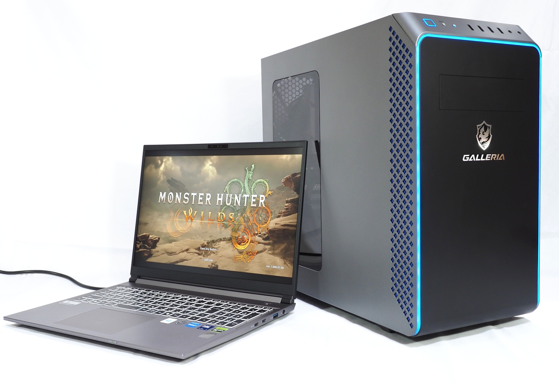 美品 高性能 ゲーミングpc GALLERIA 4060モンハンワイルズ PC版「モンハンワイルズ」を快適プレイ！ GALLERIAのミドルレンジ