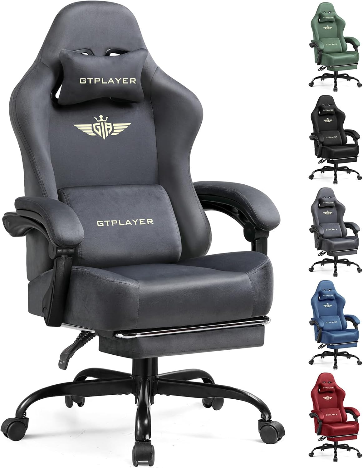 【新品未使用】GTPLAYER ゲーミングチェア Amazon.co.jp: GTPlayer ゲーミングチェア ゲームチェア PUレザー