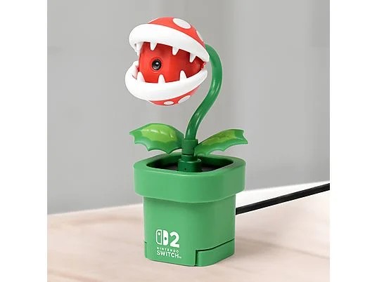Switch2、パックンフラワー型のUSBカメラがホリから登場決定！ 鉢植え