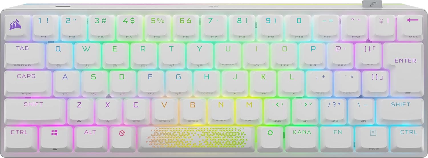 CORSAIRのゲーミングキーボード「K70 PRO MINI WIRELESS White」が