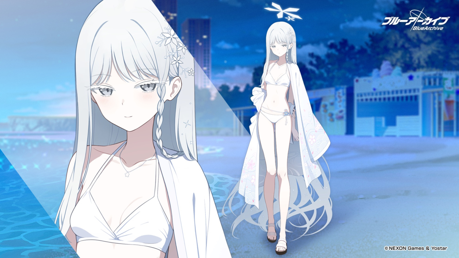 水着ナグサちら見せ！ 「ブルアカ」夏のイベント情報で立ち絵が