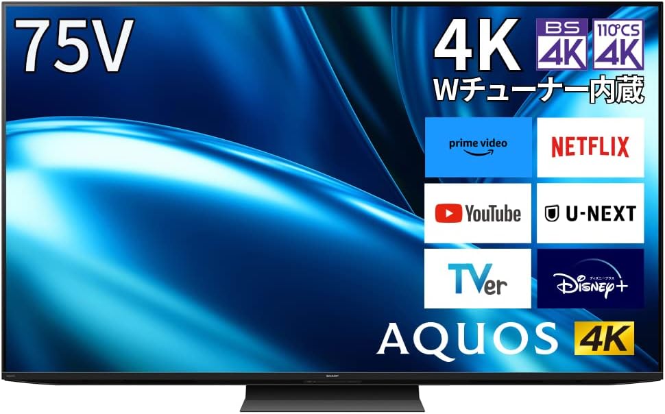 タイガース優勝セール 　　　　　AQUOS 液晶テレビ Amazonプライムデー】4K倍速液晶TV「AQUOS 4T-C75FN1」などが