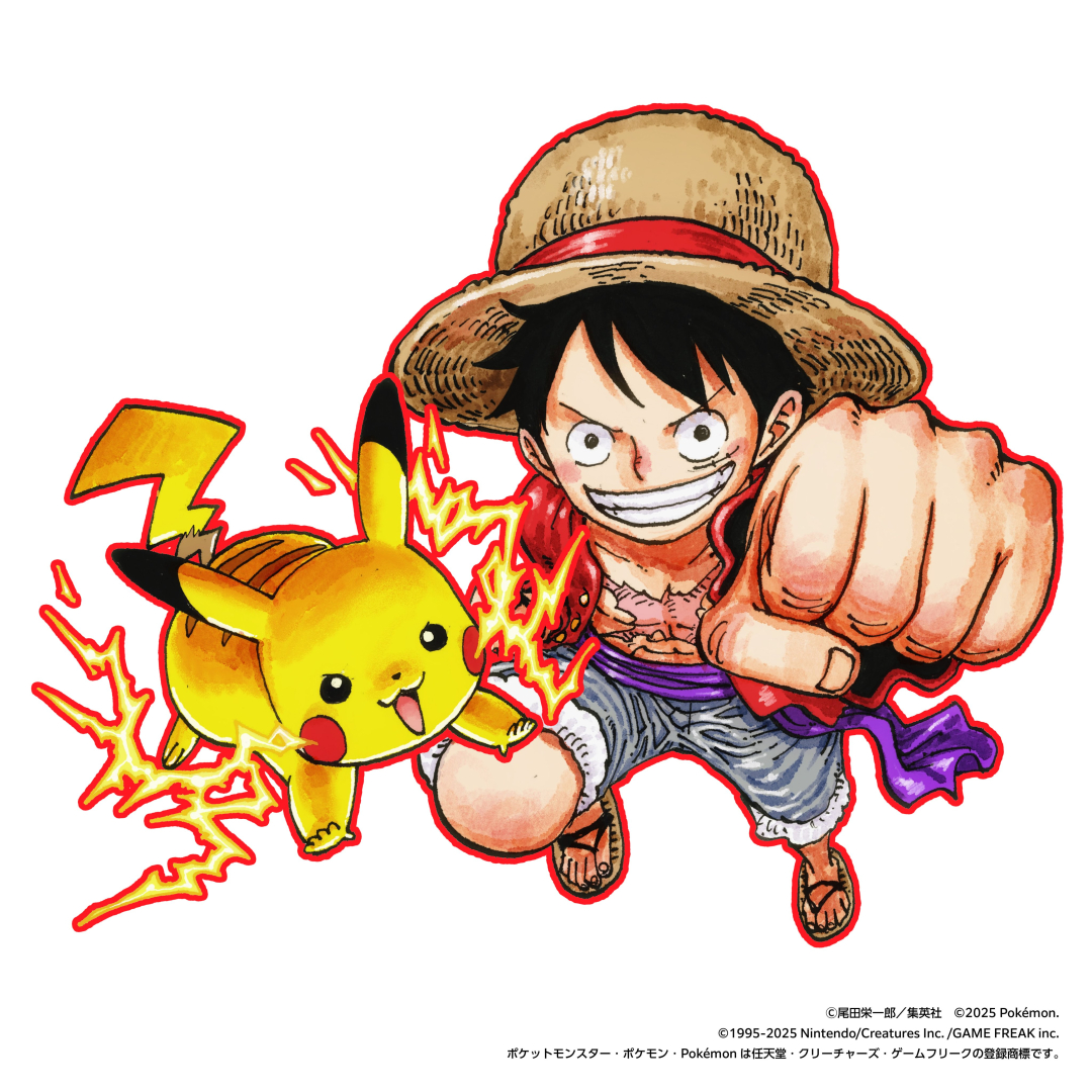 【モンキー・D・ルフィレッドコミパラ】【ドジャース　ルフィ】【ゴッホピカチュウ】 ピカチュウ×ルフィなど「ポケモン」とジャンプコラボが実施決定！ 連載