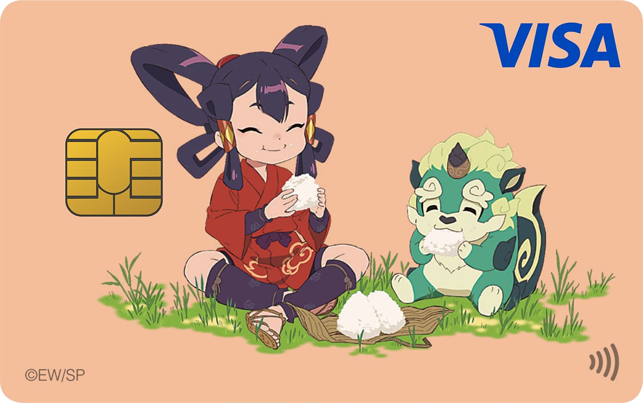 アニメ「天穂のサクナヒメ」デザインのVisaクレジットカードが登場