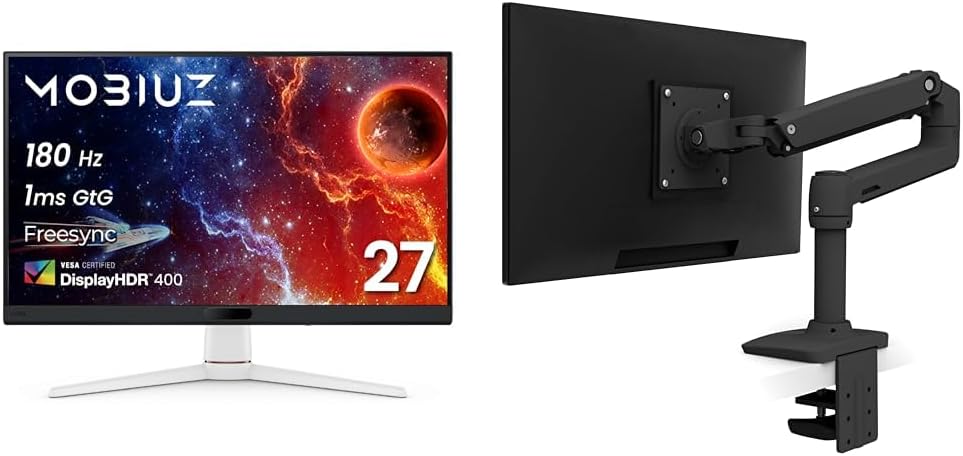 Amazonセール】ベンキューのモニターとエルゴトロンのモニターアーム