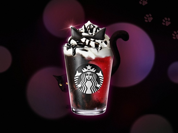 スターバックス ハロウィン スタバのハロウィンは「黒猫フラペチーノ」！ 10月10日より販売開始