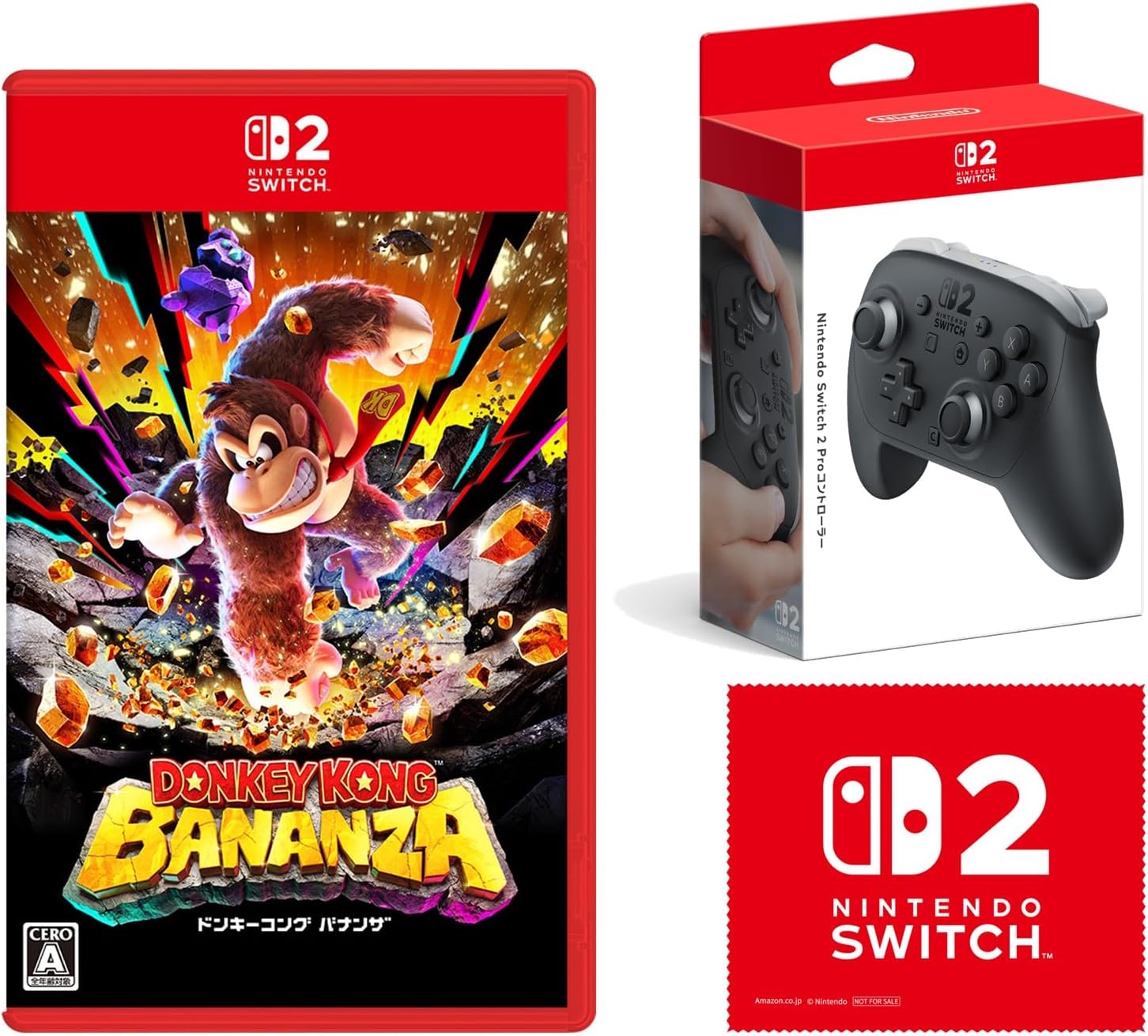 Switch2プロコンがAmazonにて販売中！ 「バナンザ」と「メトロイド」の