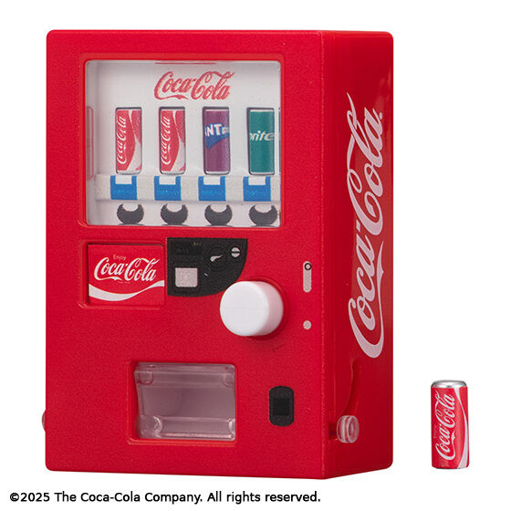Coca-Cola 自動販売機 赤・白 カプセルトイ「コカ・コーラ ミニチュア自動販売機」が11月第5週に発売