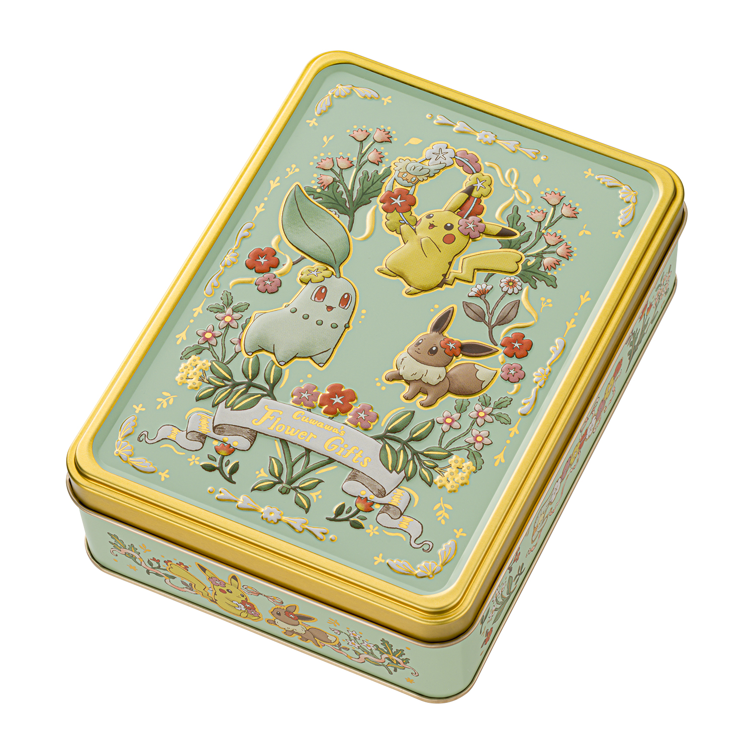 ポケモンセンターにて「エンボス缶入りカカオサブレアソート Cuwawa's