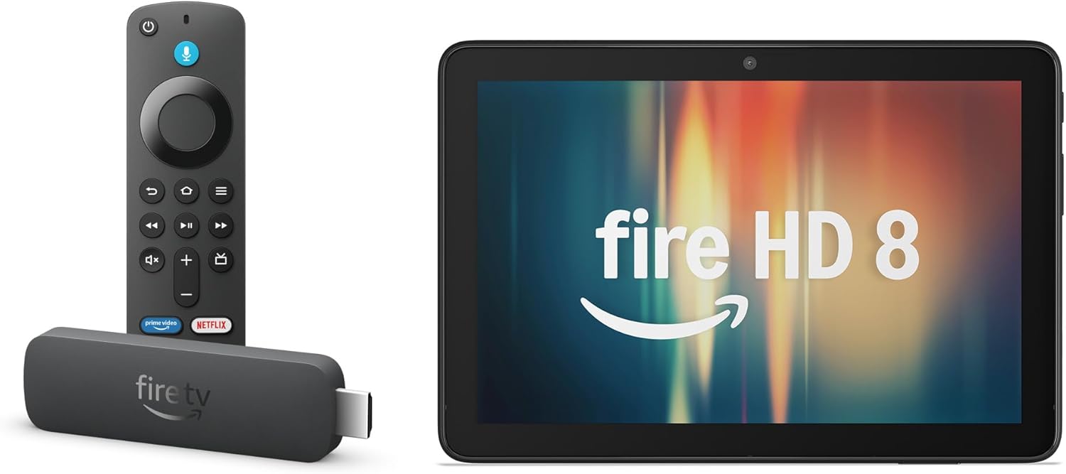 新品　Fire TV Stick 4K + Fire HD8最新版セット Amazonセール】「Fire TV Stick 4K Select」と「Amazon Fire HD 8