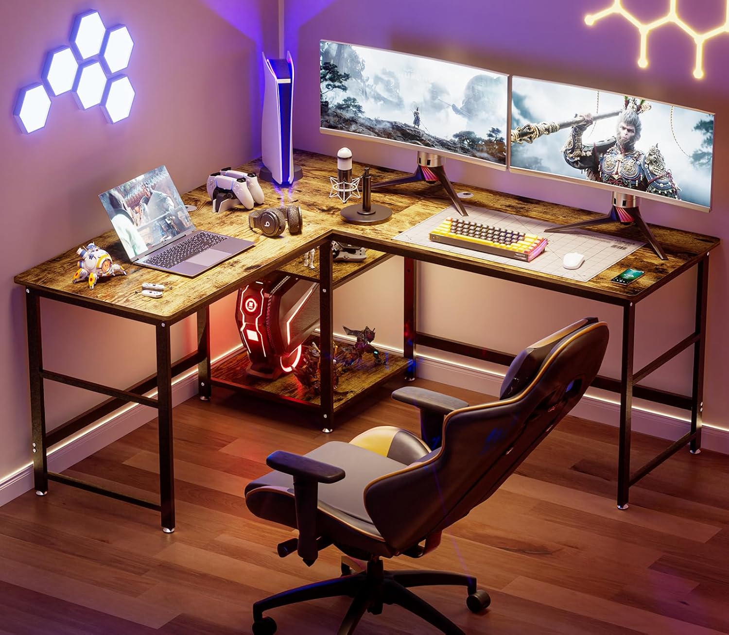 L字型PCデスク　コーナーデスク 001.jpg