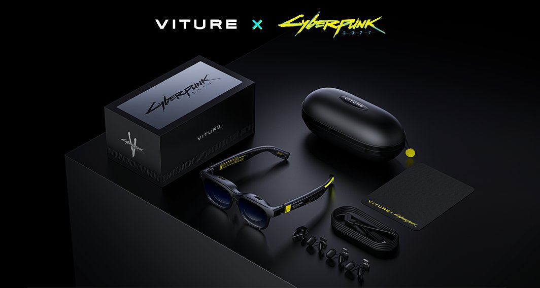 VITURE×CD PROJEKT RED、「Cyberpunk 2077」モデルのXRグラス発表
