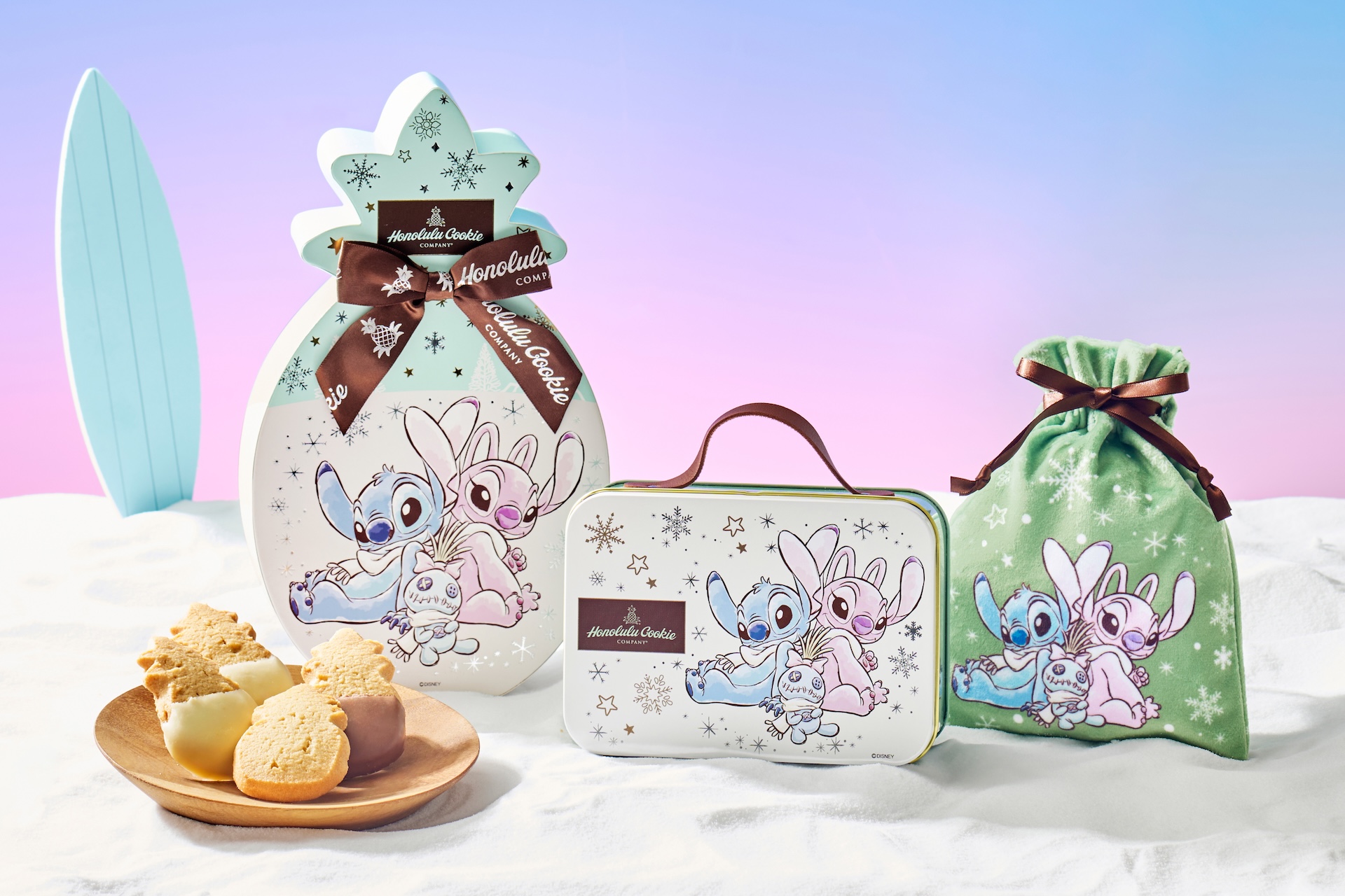 ディズニーストア　クリスマスリース　ツリー　スティッチ　ハワイアン ディズニーストアの「クリスマスコレクション」登場！ 一味違った