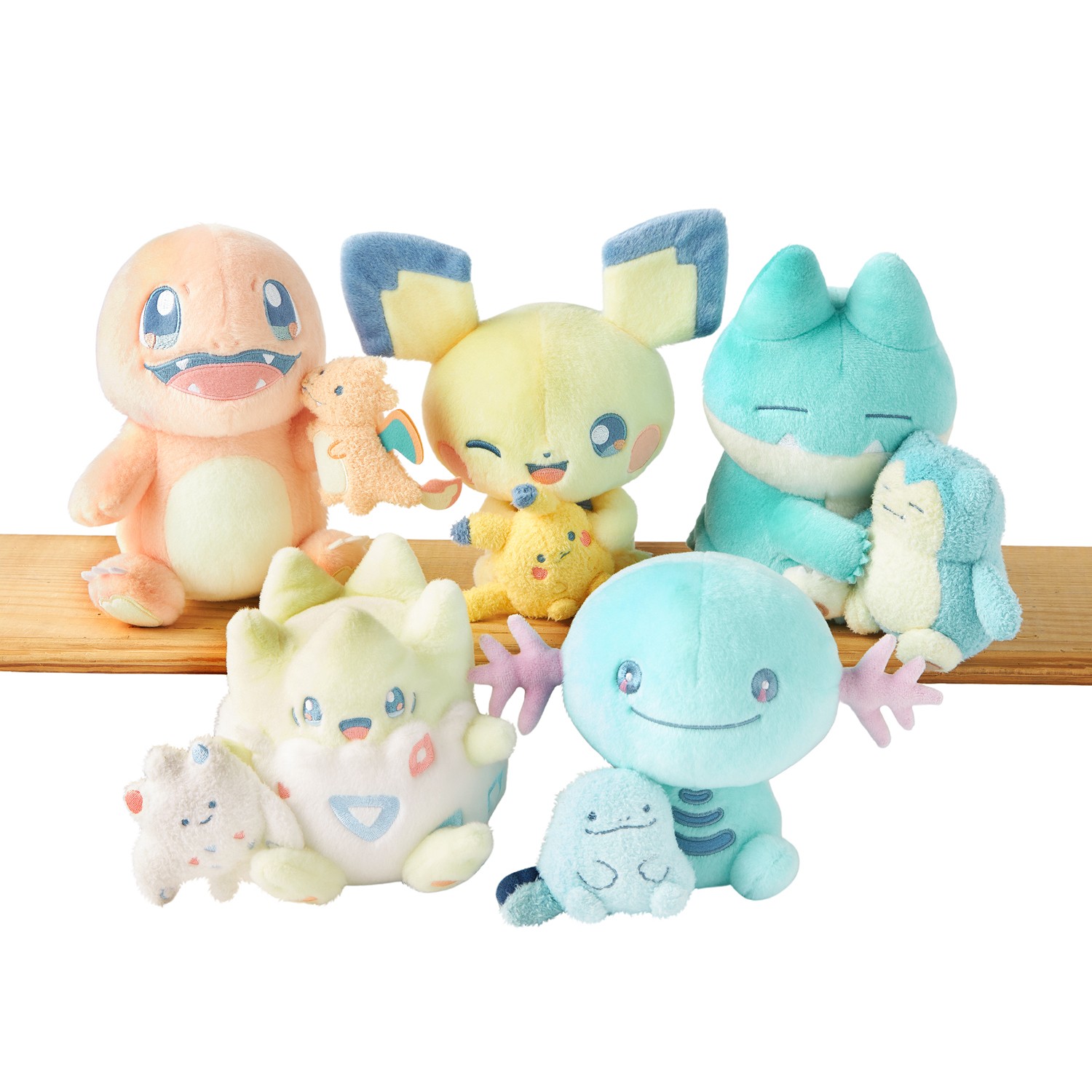 ポケモン リトルデイドリーム　ぬいぐるみ 4体セット ポケモン】ぬいぐるみと過ごすポケモンたちの日常をテーマにしたグッズ