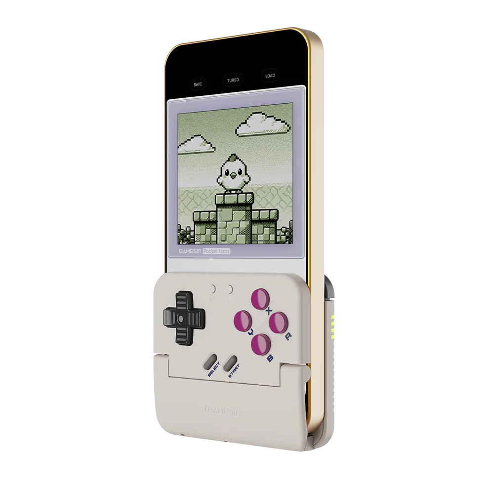 スマートフォンを挟んでゲームボーイ風にできる！ GameSirの