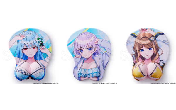 ま*く様 ドルフィンウェーブ　住乃絵紫苑　立体マウスパッド ドルフィンウェーブ」立体マウスパッド3製品がホビージャパンから受注