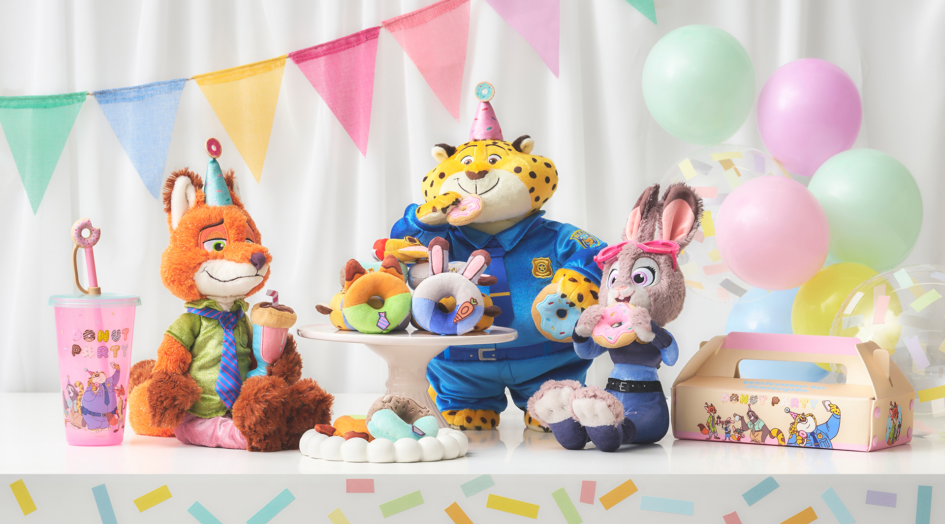 ズートピア」公開10周年記念！ “ズートピアのドーナツパーティー”を