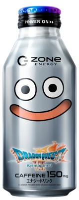 ドラクエ G-ZONE スライムエナジードリンク 限定品 スライムぬいぐるみ かいしんのいちげき！無敵のゾーンへ「ZONe ENERGY