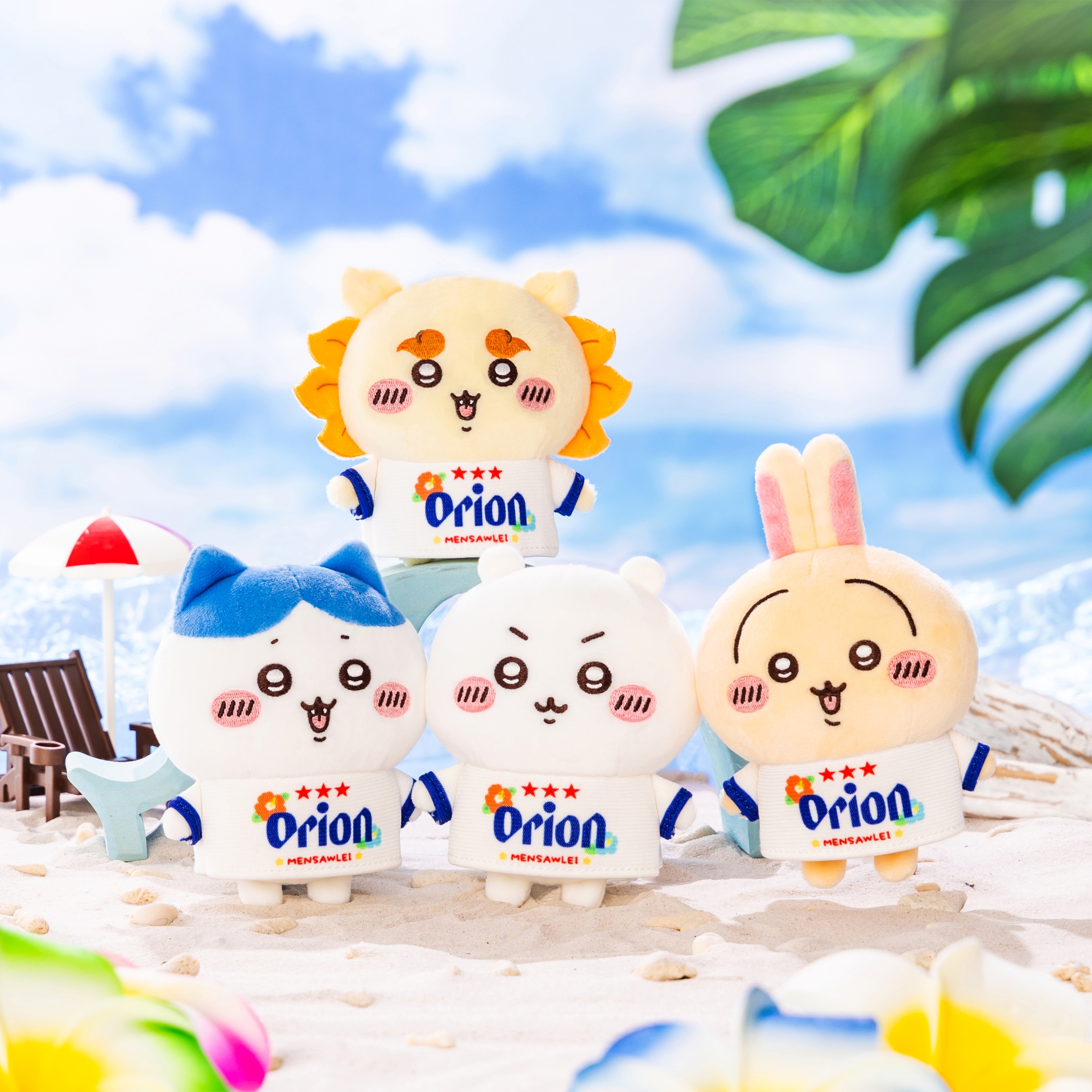 「ちいかわ」とオリオンビールの可愛いコラボTシャツ