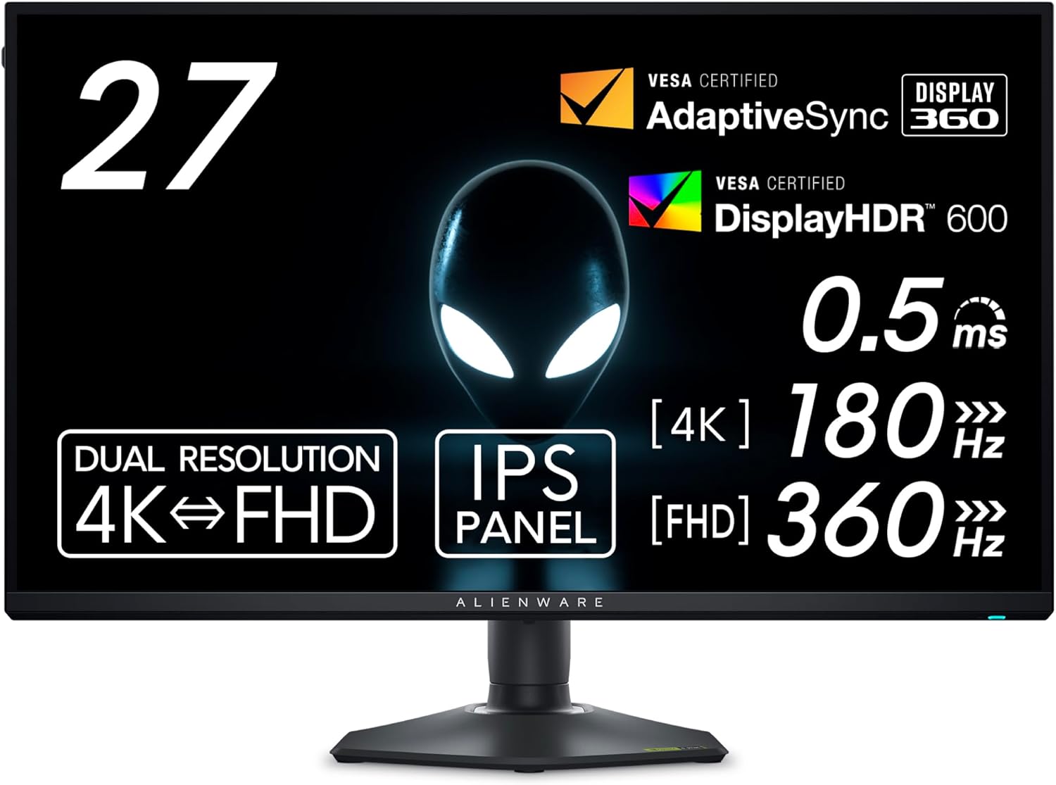 DELL 27インチ 4K IPSモニター ゲーミングPC Dellの27インチQHDゲーミングモニターが23,800円！Amazonブラック