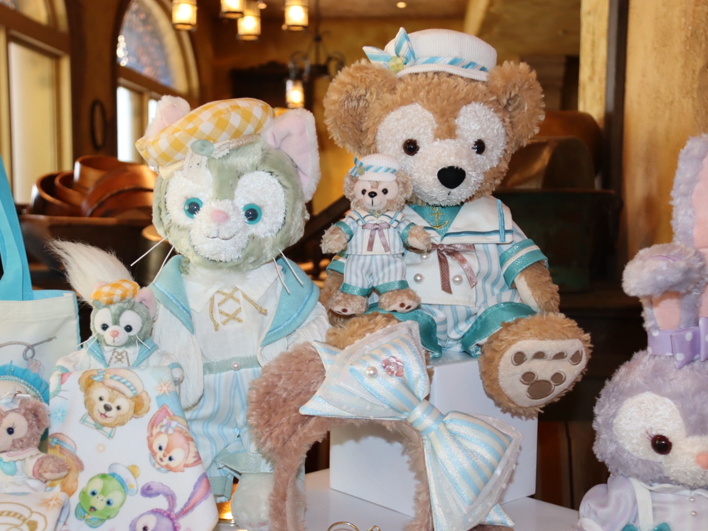ダッフィー アドベンチャー号 ぬいぐるみ セット ディズニークルーズ 25周年 東京ディズニーシー開園25周年グッズを撮り下ろし！ ダッフィーたちの