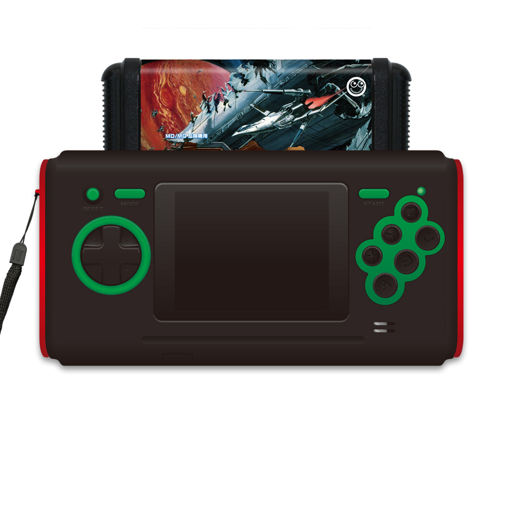 16ビットポケットMDプラス MD ＆ セガ アウトランナーズソフト中古品セット ポータブルメガドライブ互換機「IPS 16ビットポケットMD HD」が発売