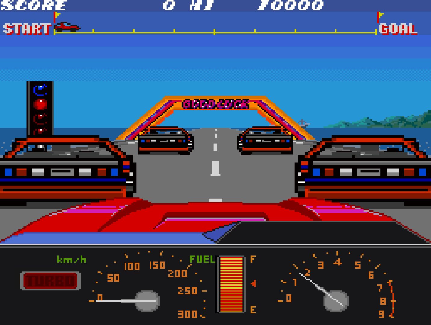 KONAMIのレースゲーム「KONAMI RF2 Red Fighter」がアケアカ/アケアカ2