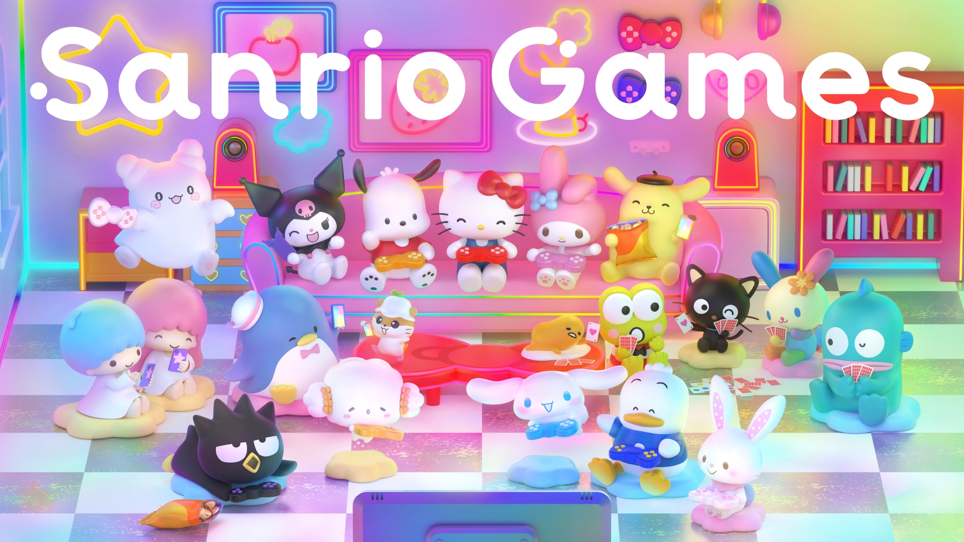 7349⑦ 【Sanrio サンリオ エディ エミィレトロ ゲームウォッチ】 サンリオ、初のゲームブランド「Sanrio Games」始動！ 第1作目は