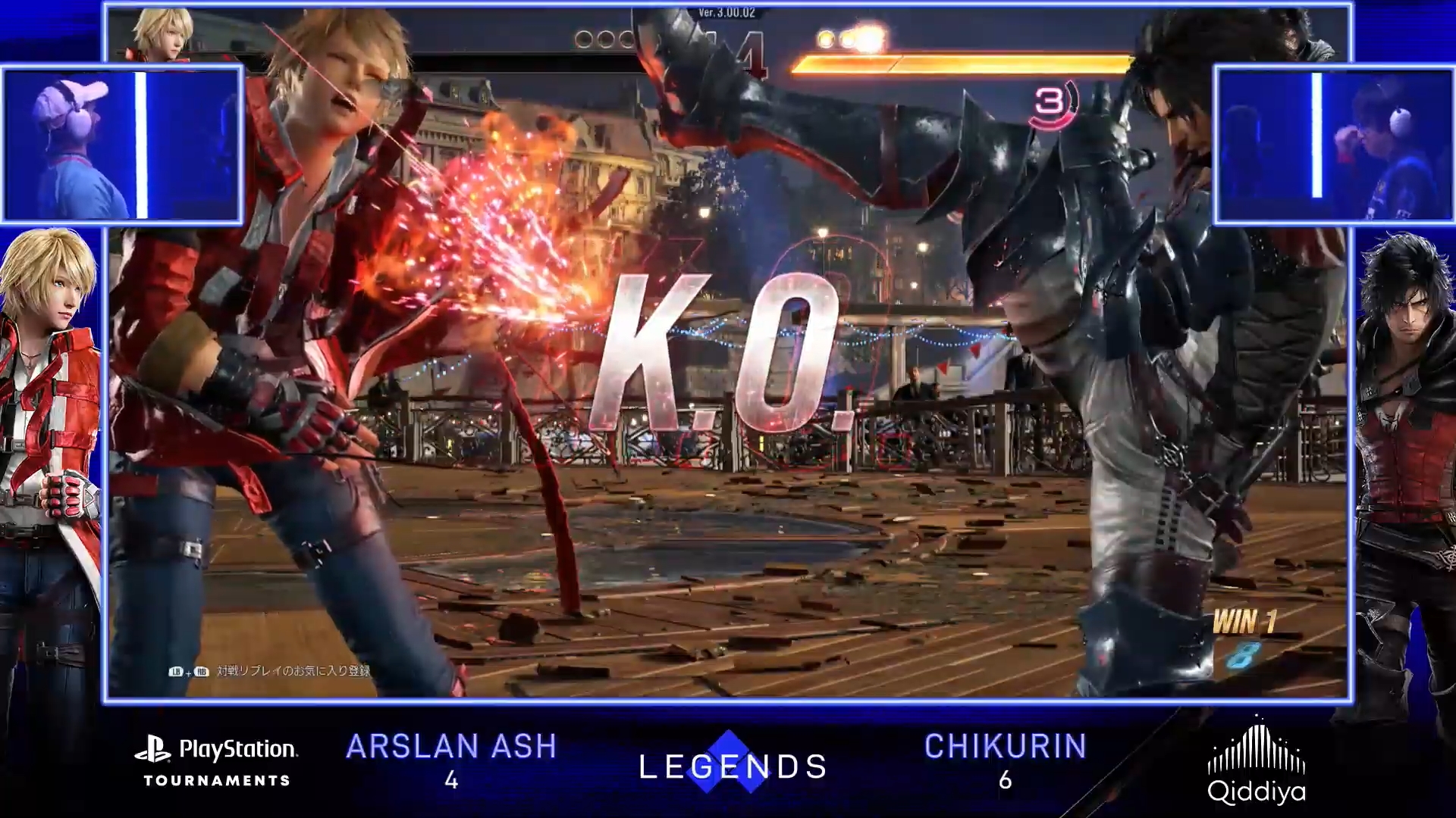 Evo LEGENDS LIVE】「鉄拳8」チクリン選手、Arslan Ash選手に7-4で勝利