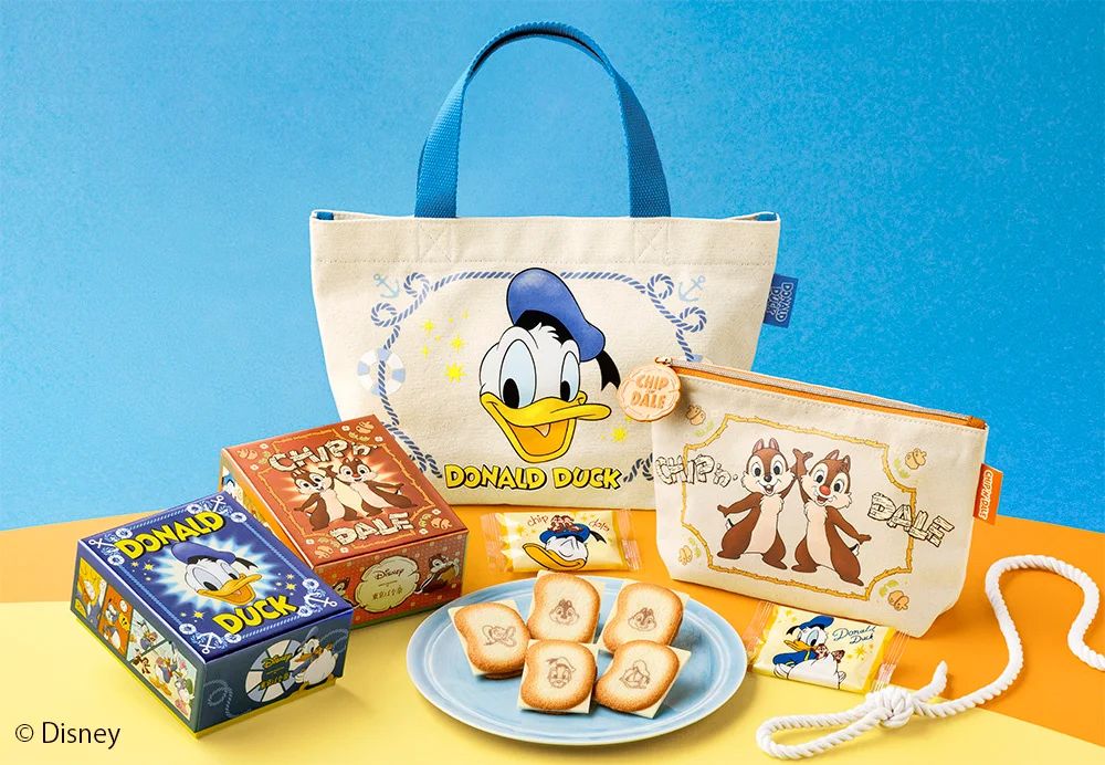 東京ばな奈より「ドナルドダック、チップ＆デール/ショコラサンド『見