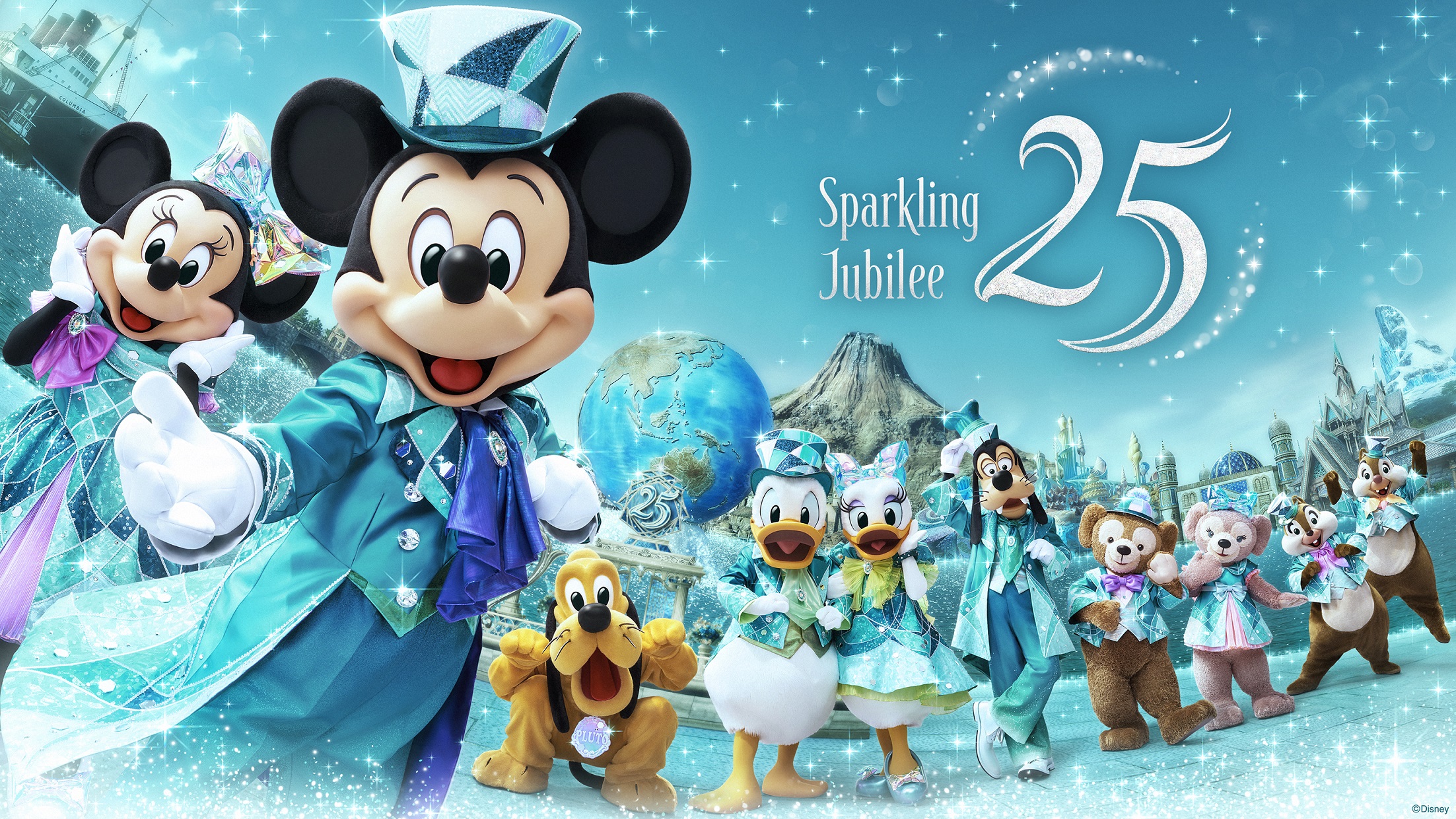 東京ディズニーシー25周年】東海道新幹線に特別編成「Sparkling Dreams