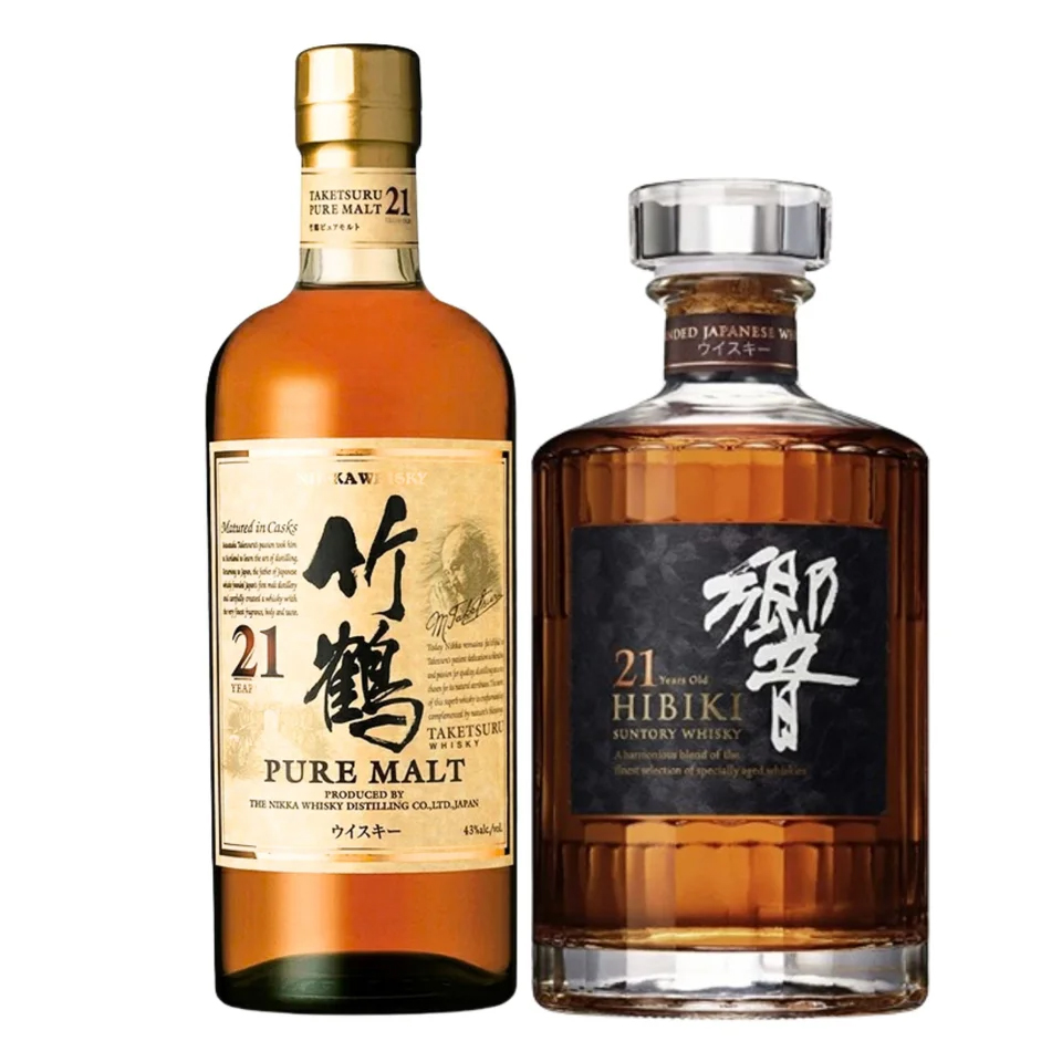 竹鶴21年と響21年のセットが「超大吉」に。2本確定の「特選超高確率み