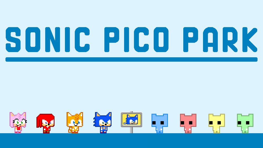 「PICO PARK」×「ソニック」コラボ作『SONIC PICO PARK』発売決定 SONIC PICO PARK発表