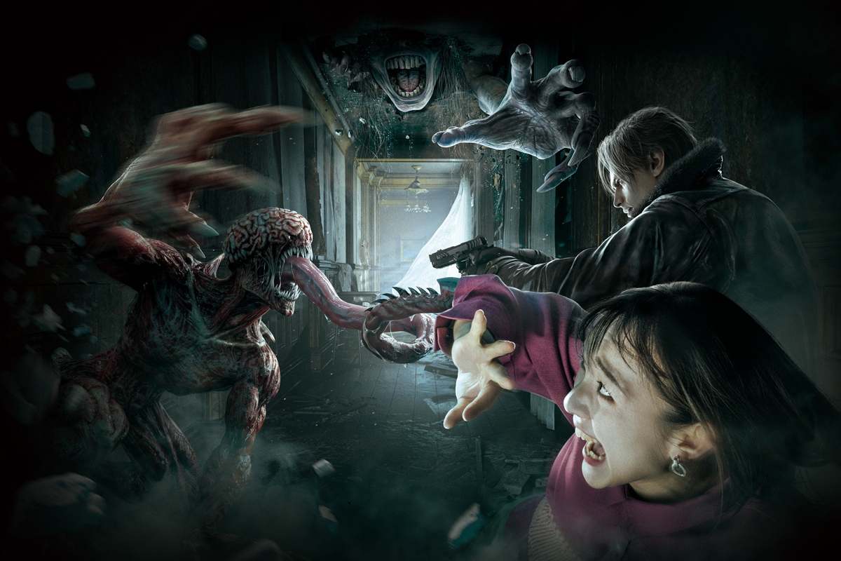 USJ、新アトラクション「『バイオハザード レクイエム』ザ・ダイブ」発表。9月11日より開催 「レンウッドホテル」と療養所のシーンが舞台の全方向恐怖体験