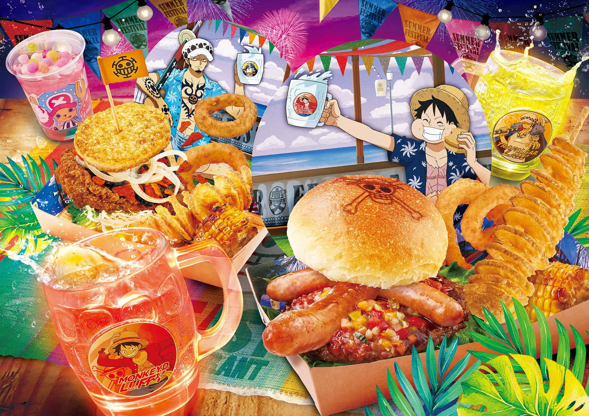 USJ「ワンピース・プレミア・サマー2026」グルメとグッズ情報が公開
