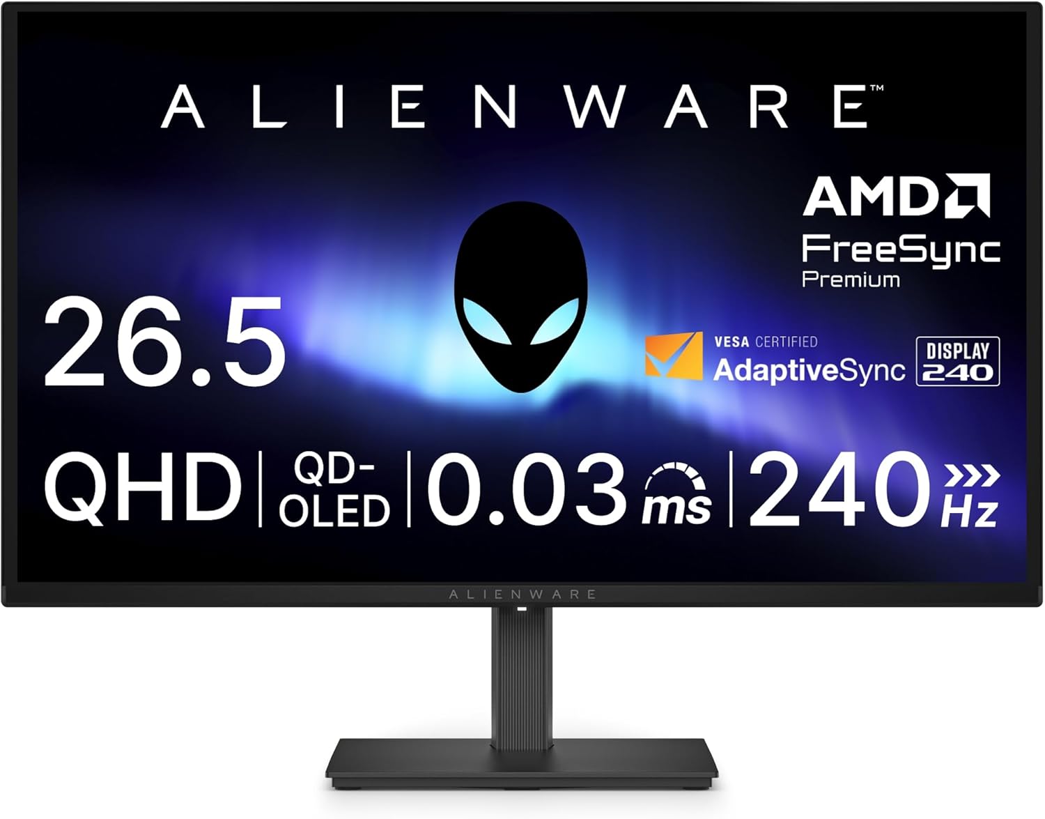 Dell モニター 本体 ゲーミングモニター Amazonセール】Dellの240Hz対応有機ELゲーミングモニター「Alienware
