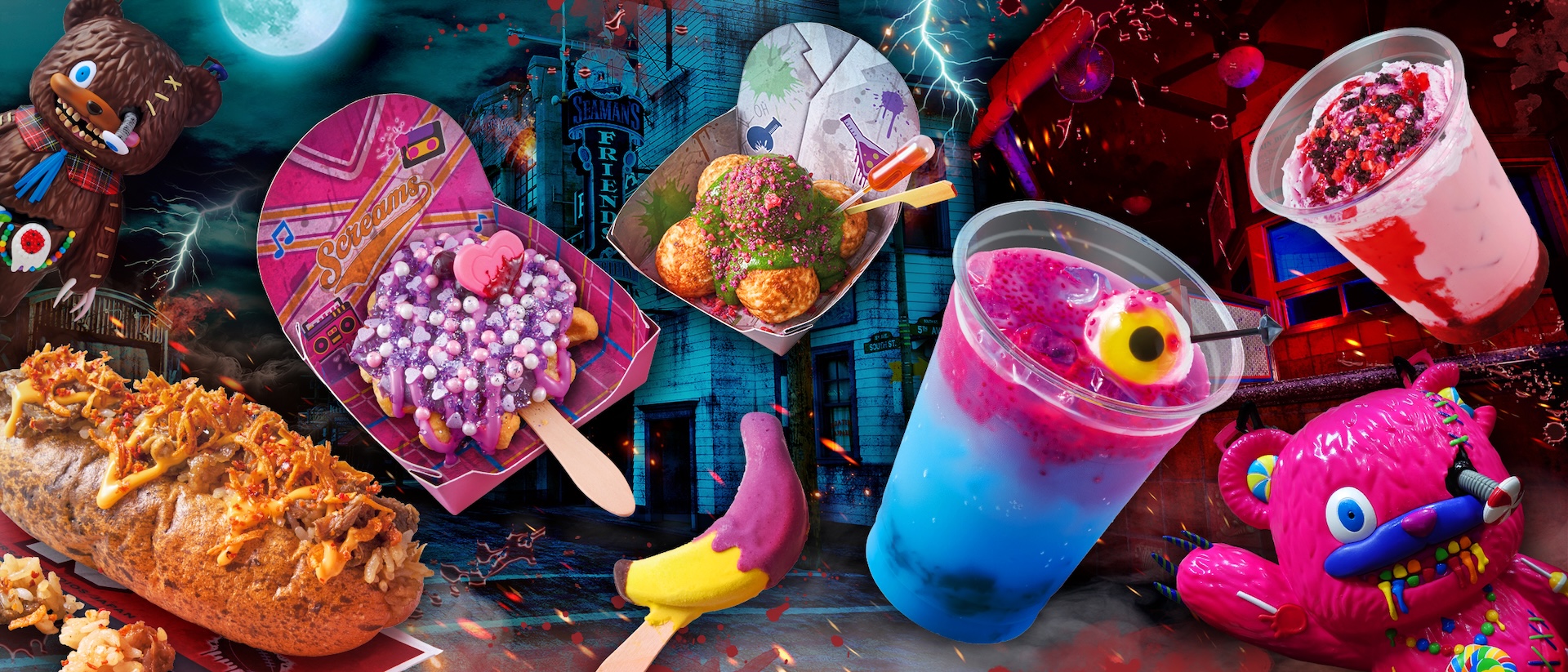 USJ「ハロウィーン・ホラー・ナイト」15周年のフード&グッズ情報公開 今年はゾンビがカクテルを作る「ゾンビバー」が夜限定でオープン！