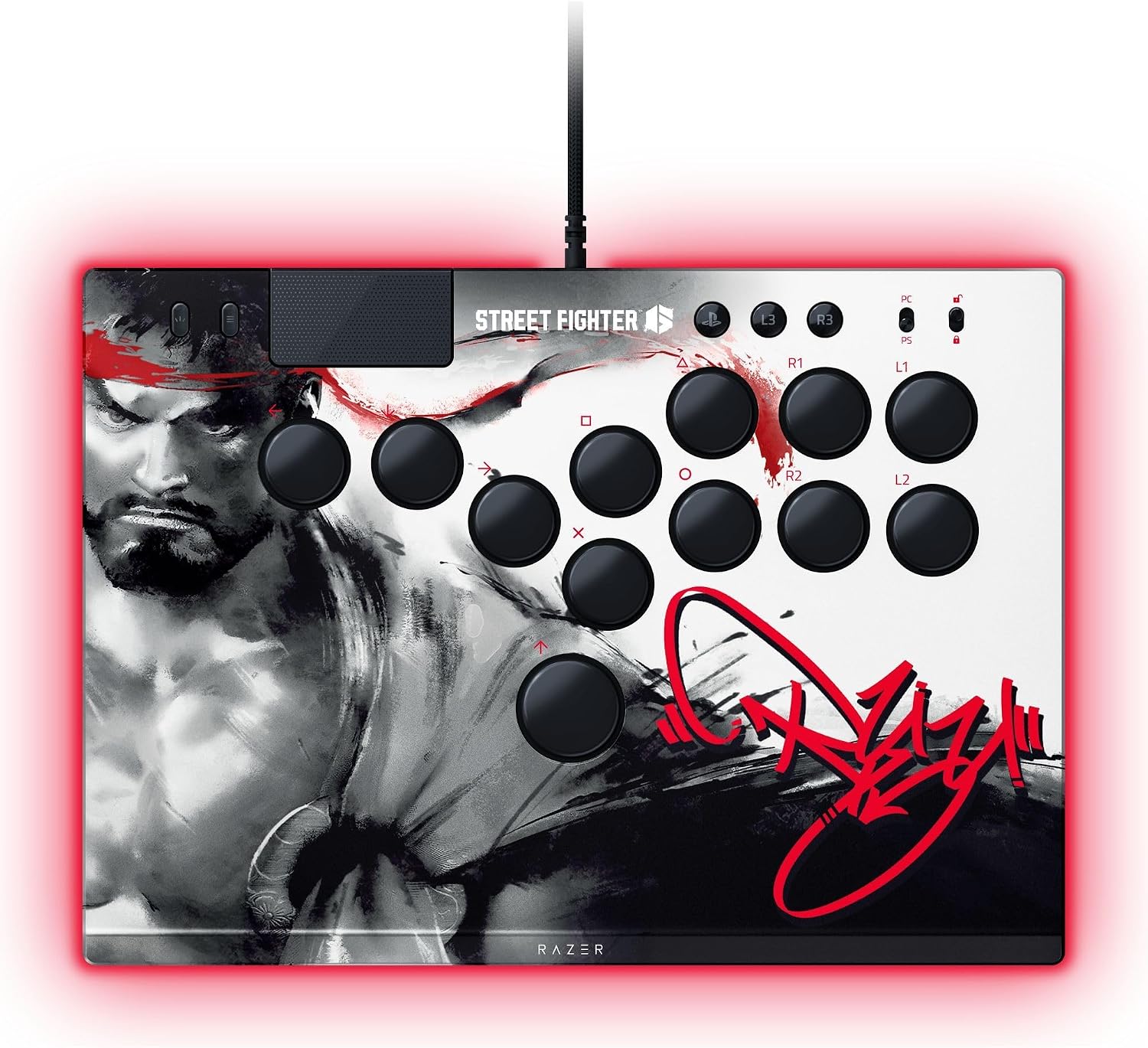 【Amazonセール】PS5/PC向けレバーレスアケコン「Razer Kitsune - Ryu Edition」がお買い得「スト6」のリュウをデザインに採用した特別仕様モデル