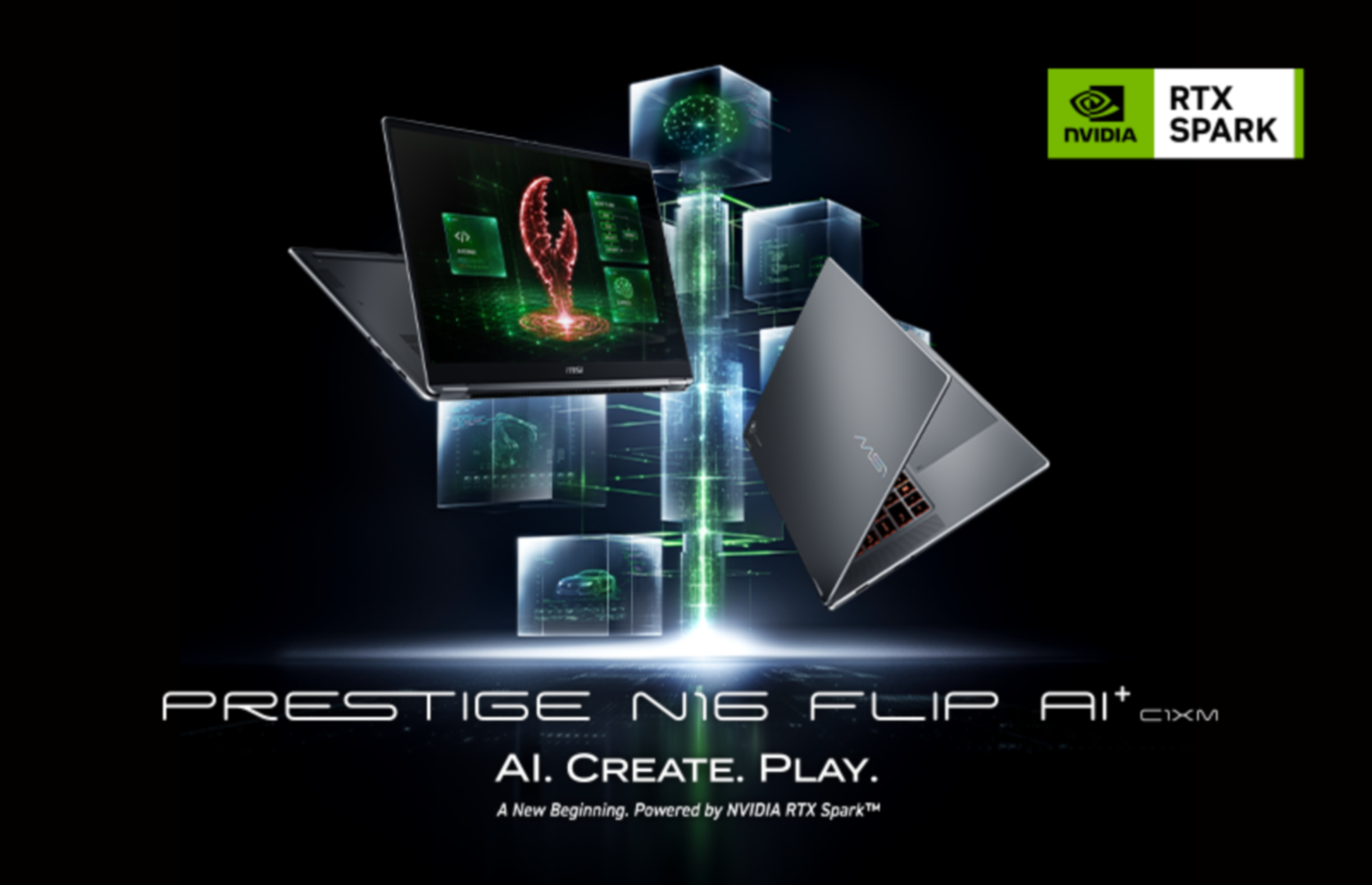 100万円超え! RTX Spark搭載ノートPC「Prestige N16 Flip AI+ C1XM」がMSIから10月下旬に発売Amazonで予約もスタート